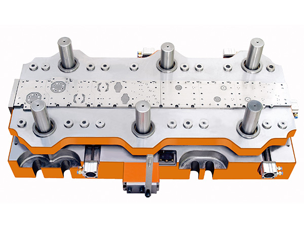 55×54罩极电机铁心自动叠铆双列级进模-HD003S